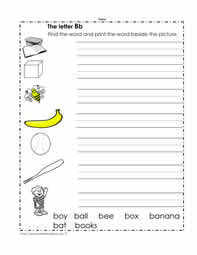Print the Words Beginning with B